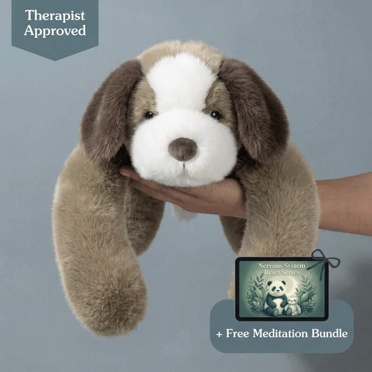 Pickles the Puppy Weighted Animal