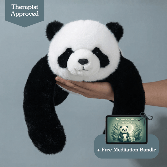 Puddles the Panda Weighted Animal